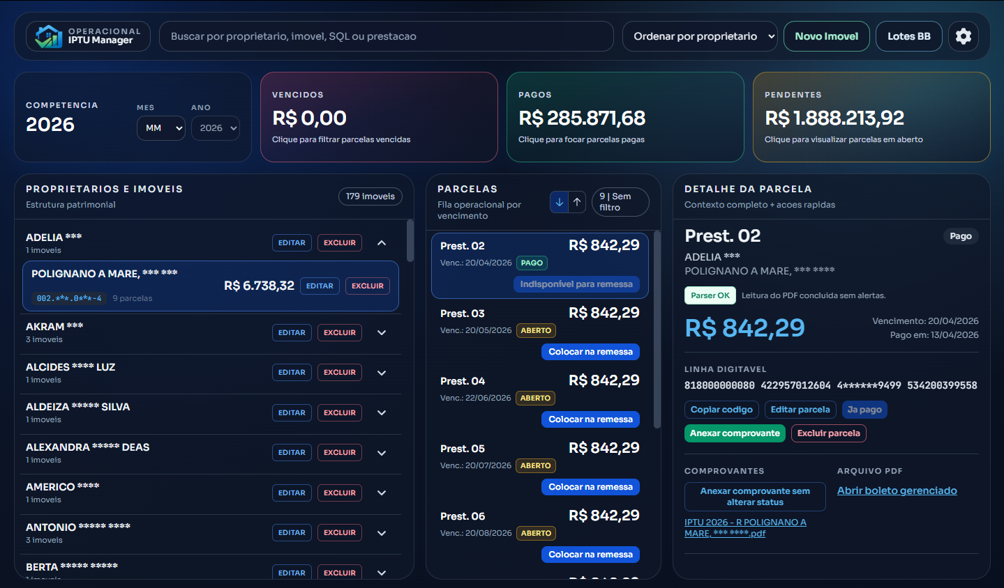 🧾 IPTU Manager